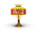Coca-Cola Stained Glass Table Lamp