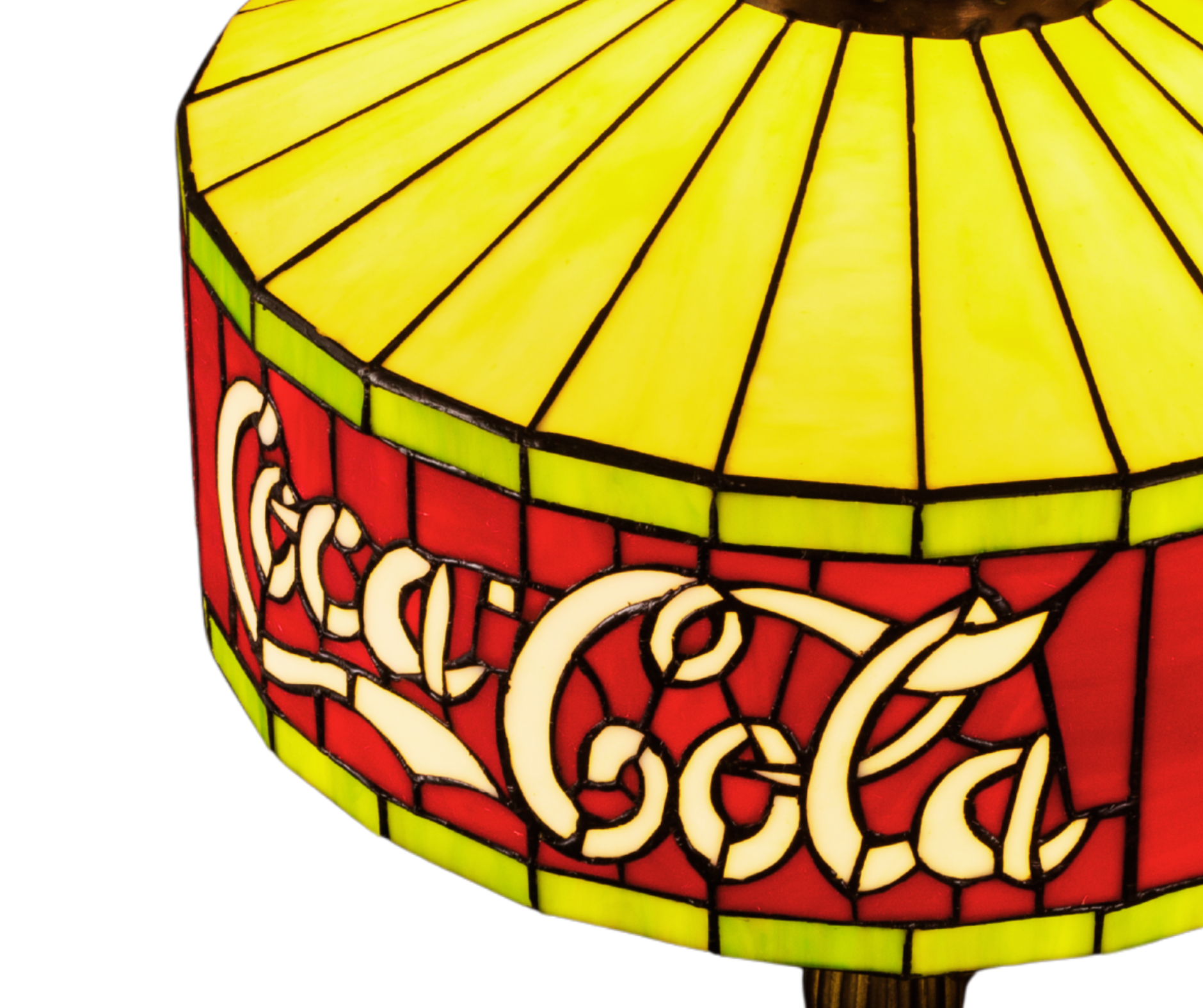 Coca-Cola Stained Glass Table Lamp