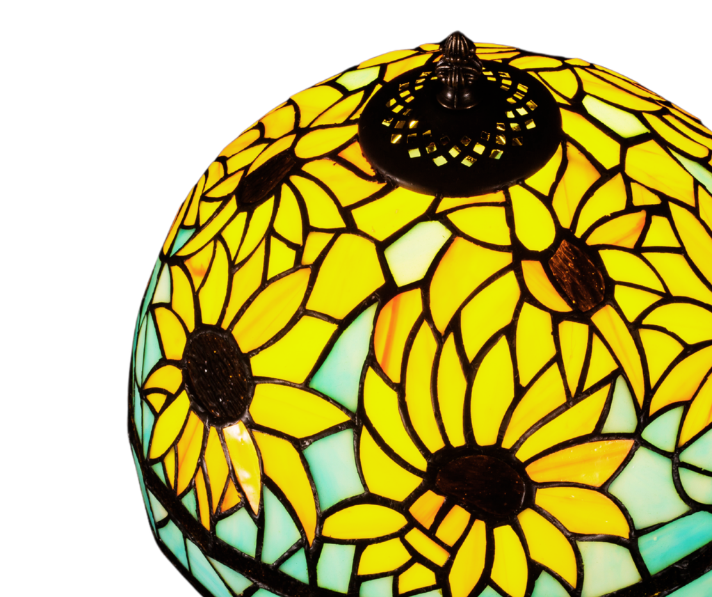 Sunflower Stained Glass Table Lamp
