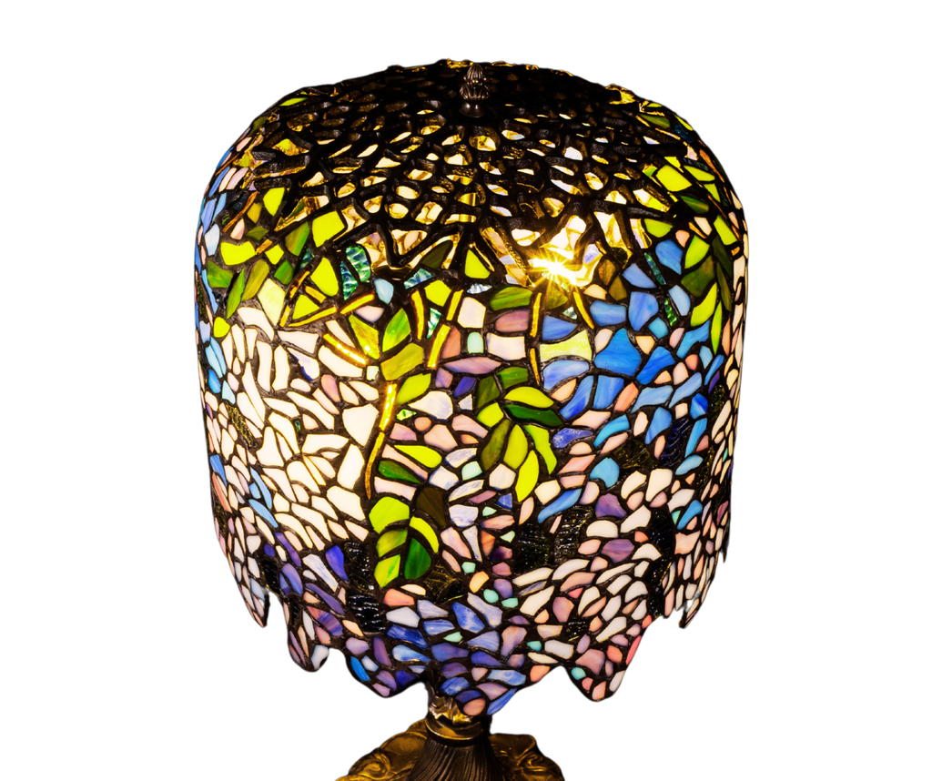 Wisteria Stained Glass Table Lamp