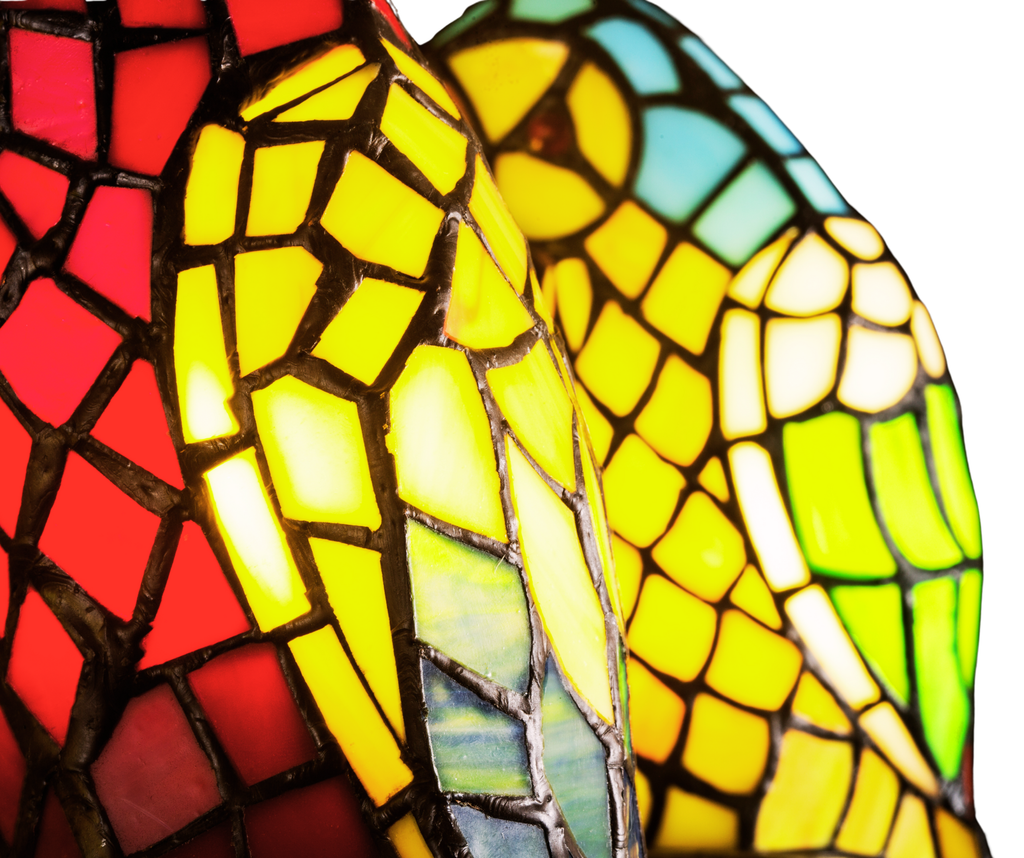 Parrot Stained Glass Chandelier