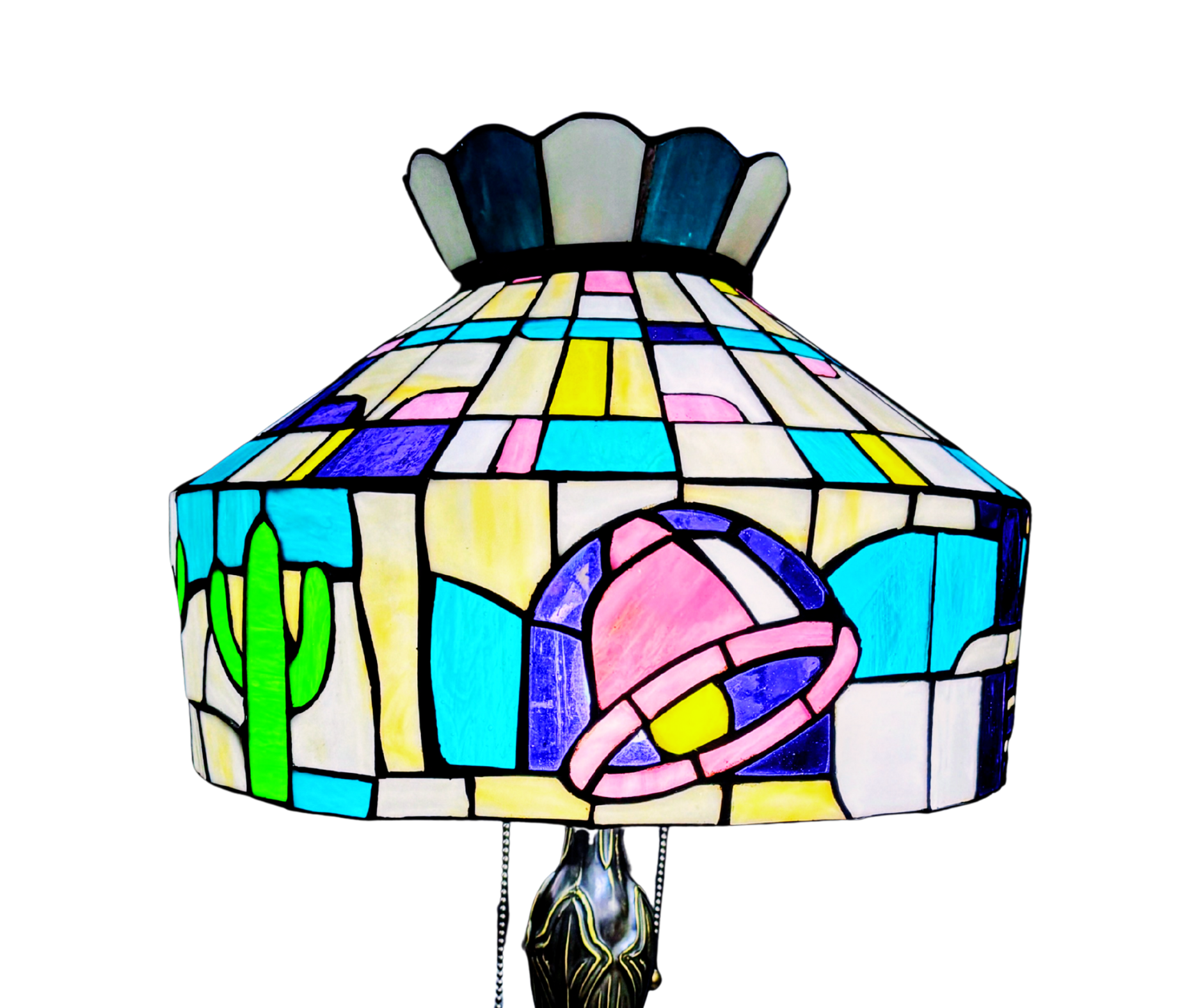 Taco Bell Stained Glass Table Lamp