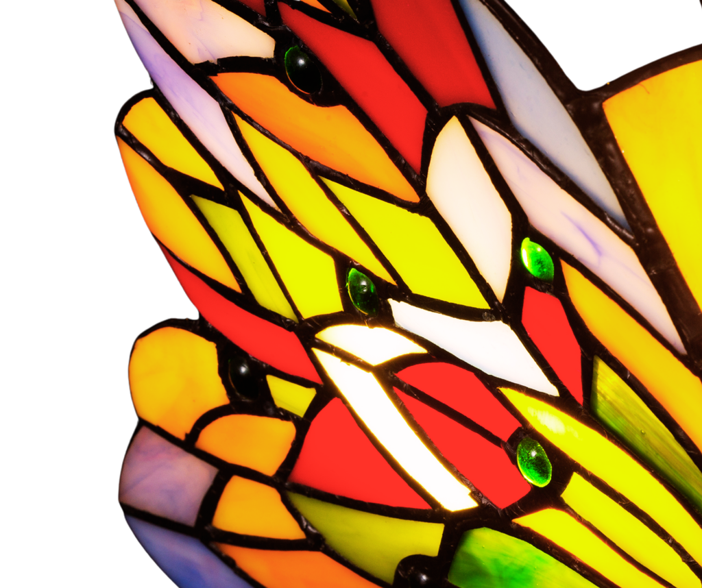 Butterfly Stained Glass Table Lamp