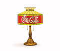 Coca-Cola Stained Glass Table Lamp
